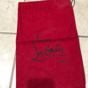 Christian louboutim dust bag
